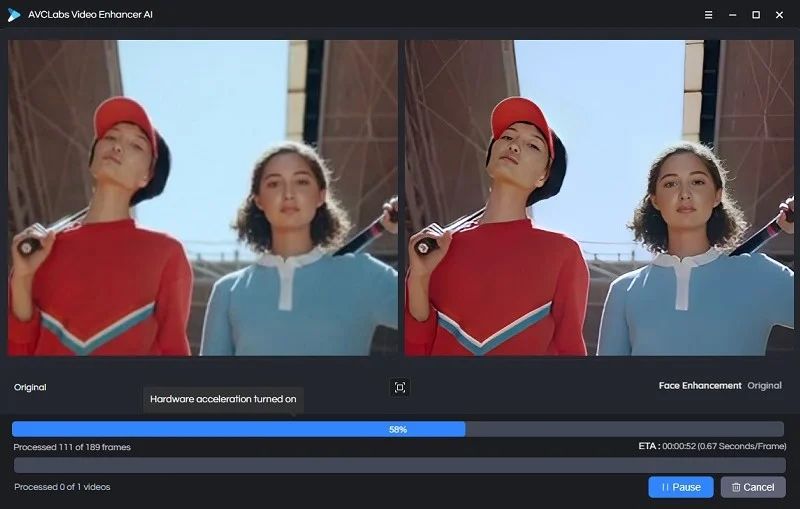 動画の画質を良くする無料AIアプリ：AVCLabs Video Enhancer AI